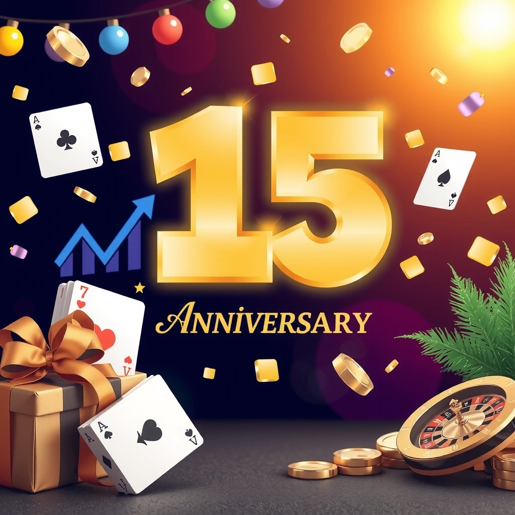 15th anniversary celebration illustration